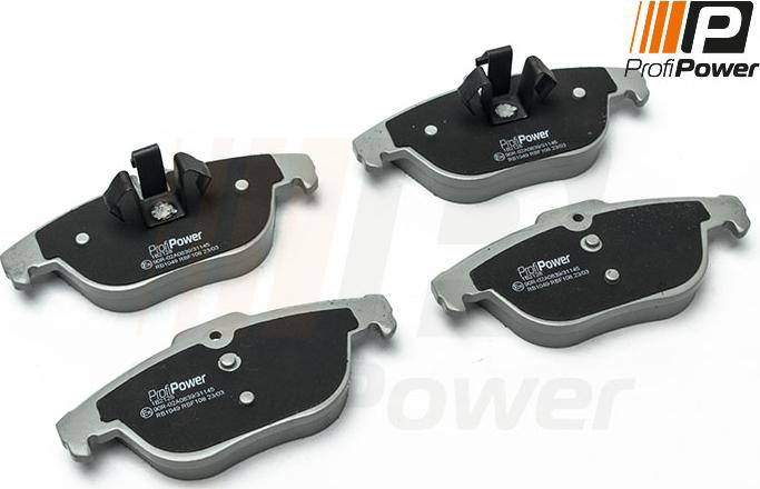 ProfiPower 1B2128 - Brake Pad Set, disc brake autospares.lv