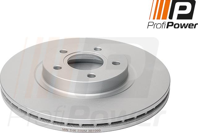 ProfiPower 3B1099 - Brake Disc autospares.lv