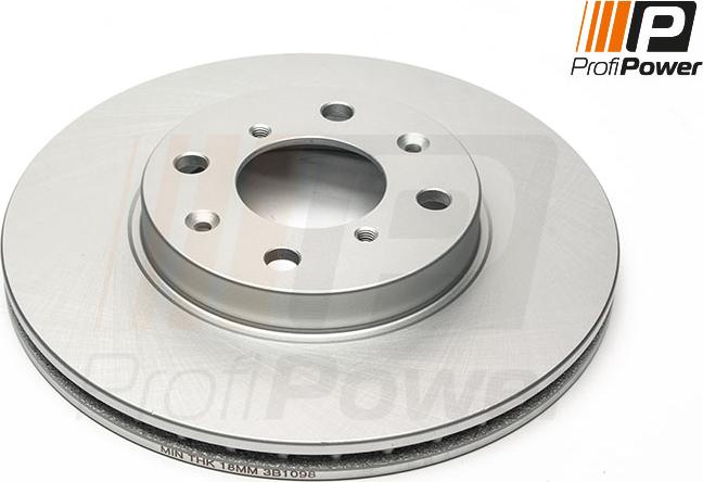 ProfiPower 3B1098 - Brake Disc autospares.lv