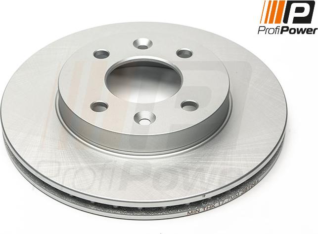 ProfiPower 3B1064 - Brake Disc autospares.lv