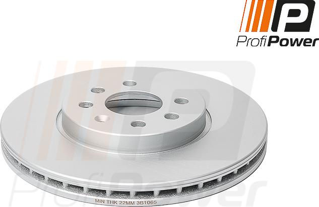 ProfiPower 3B1065 - Brake Disc autospares.lv