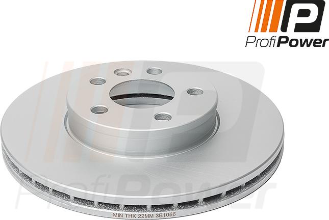 ProfiPower 3B1066 - Brake Disc autospares.lv