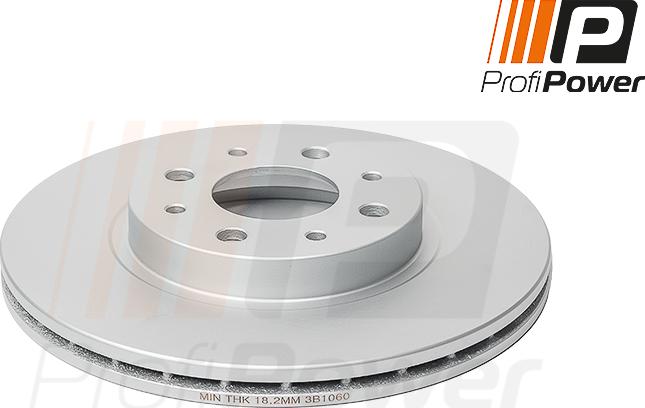 ProfiPower 3B1060 - Brake Disc autospares.lv