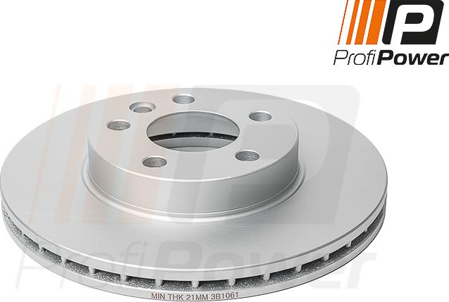 ProfiPower 3B1061 - Brake Disc autospares.lv