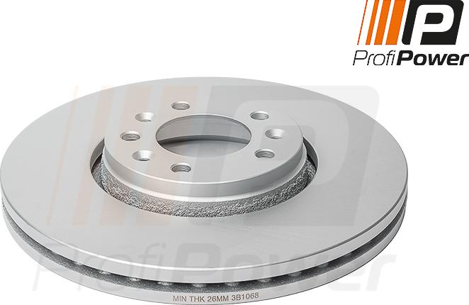 ProfiPower 3B1068 - Brake Disc autospares.lv