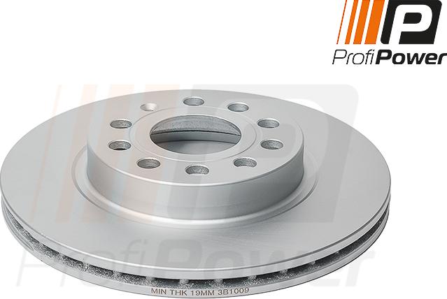 ProfiPower 3B1009 - Brake Disc autospares.lv