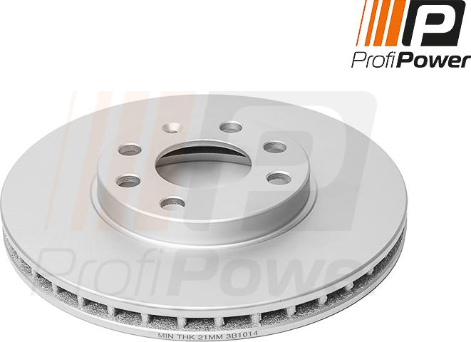 ProfiPower 3B1014 - Brake Disc autospares.lv