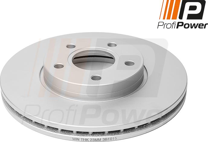 ProfiPower 3B1015 - Brake Disc autospares.lv