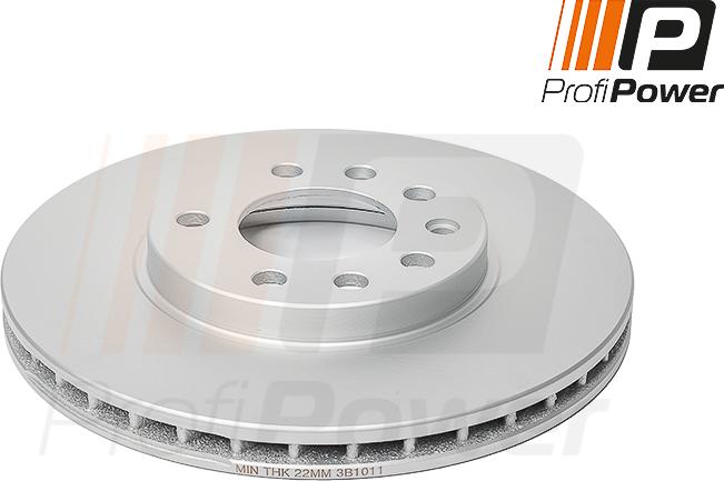ProfiPower 3B1011 - Brake Disc autospares.lv