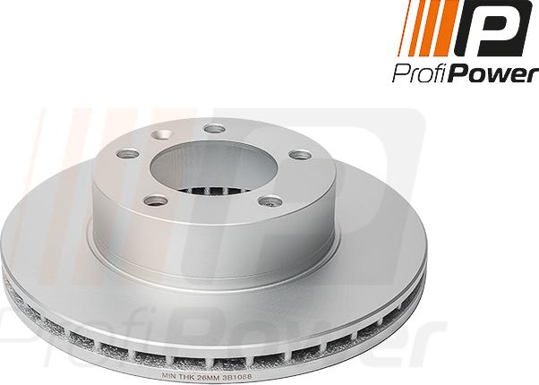 ProfiPower 3B1088 - Brake Disc autospares.lv