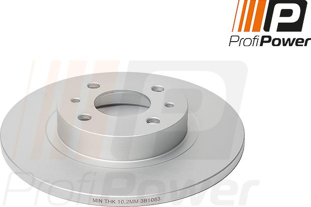 ProfiPower 3B1083 - Brake Disc autospares.lv