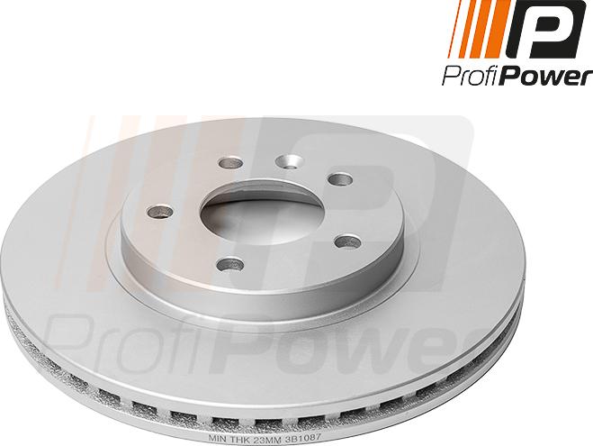 ProfiPower 3B1087 - Brake Disc autospares.lv