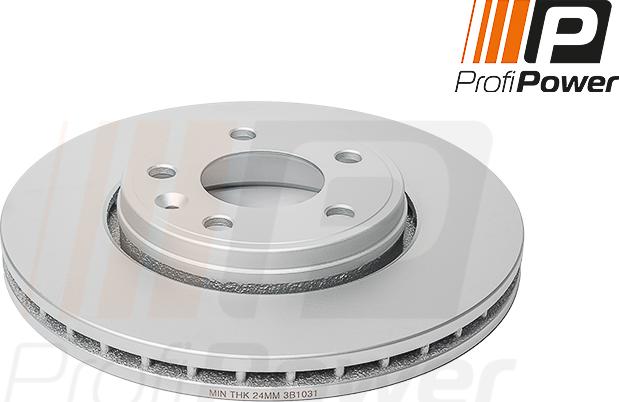 ProfiPower 3B1031 - Brake Disc autospares.lv