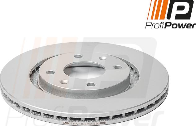 ProfiPower 3B1032 - Brake Disc autospares.lv