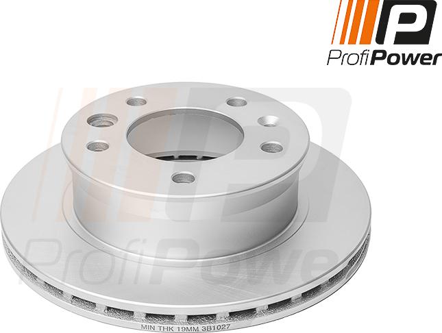 ProfiPower 3B1027 - Brake Disc autospares.lv