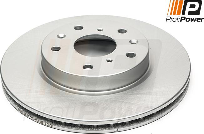 ProfiPower 3B1070 - Brake Disc autospares.lv