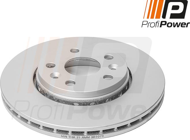 ProfiPower 3B1078 - Brake Disc autospares.lv