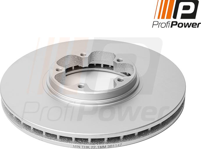 ProfiPower 3B1147 - Brake Disc autospares.lv