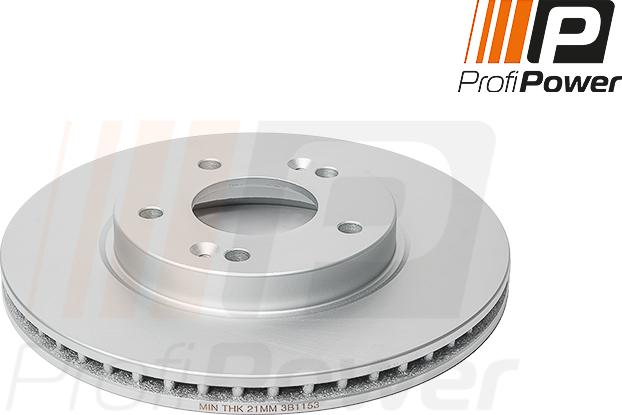 ProfiPower 3B1153 - Brake Disc autospares.lv