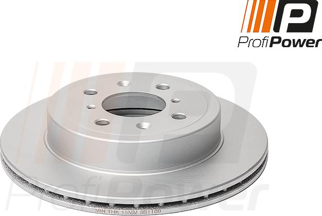 ProfiPower 3B1109 - Brake Disc autospares.lv