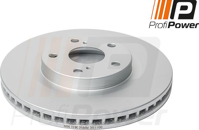 ProfiPower 3B1100 - Brake Disc autospares.lv