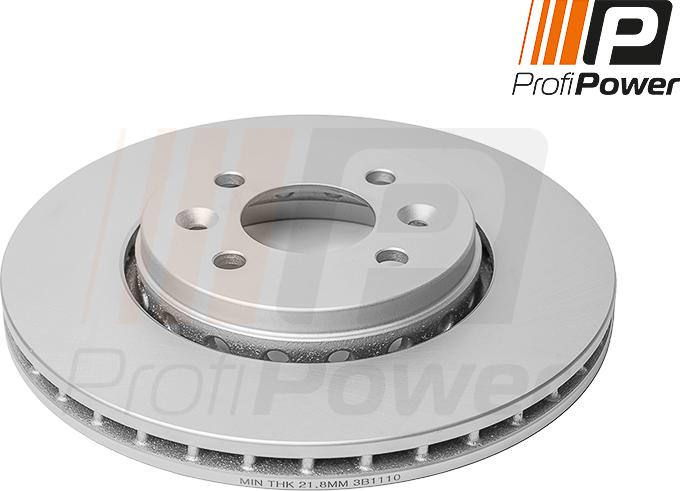 ProfiPower 3B1110 - Brake Disc autospares.lv