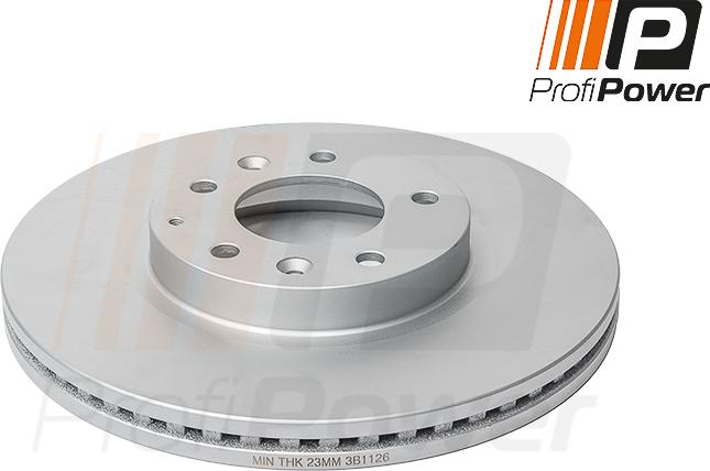 ProfiPower 3B1126 - Brake Disc autospares.lv