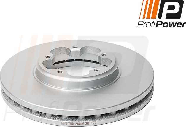 ProfiPower 3B1179 - Brake Disc autospares.lv