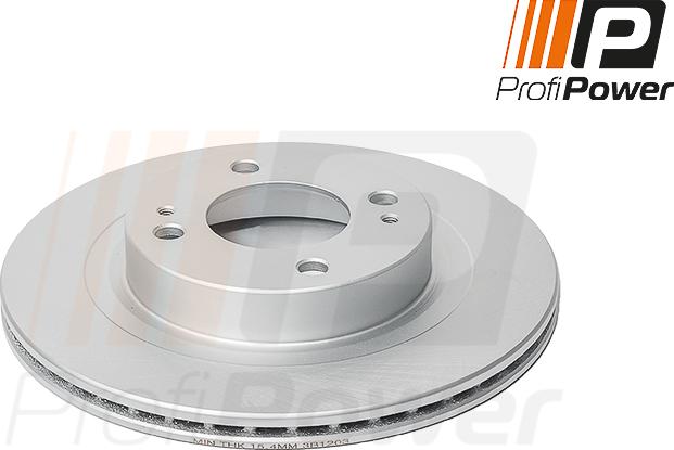 ProfiPower 3B1203 - Brake Disc autospares.lv