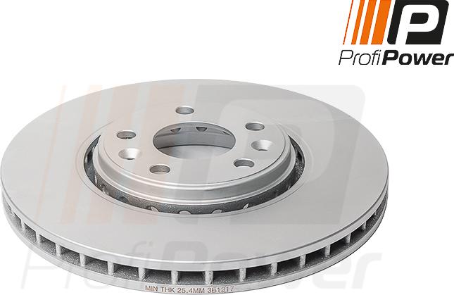 ProfiPower 3B1217 - Brake Disc autospares.lv