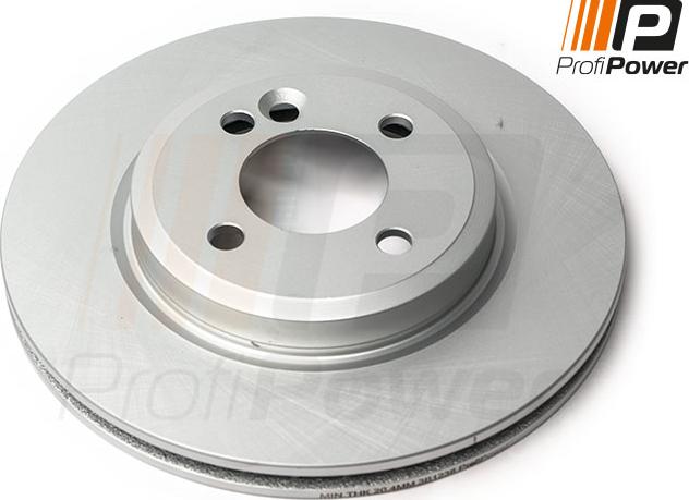 ProfiPower 3B1238 - Brake Disc autospares.lv