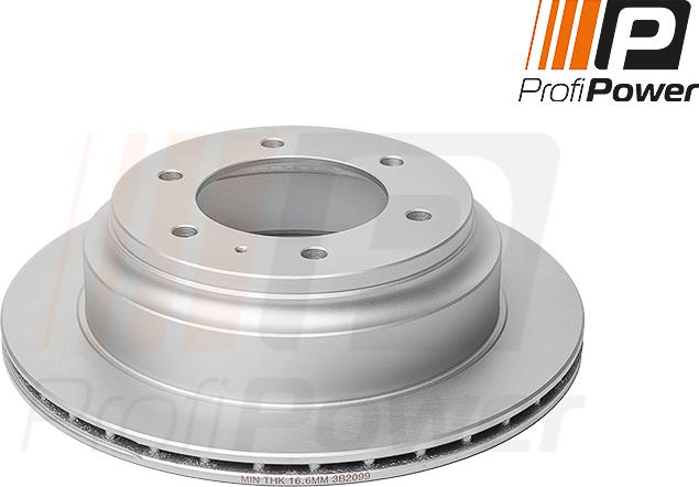 ProfiPower 3B2099 - Brake Disc autospares.lv