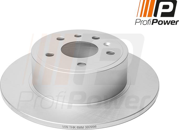 ProfiPower 3B2098 - Brake Disc autospares.lv