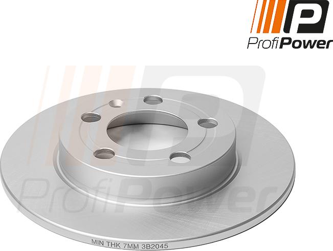 ProfiPower 3B2045 - Brake Disc autospares.lv