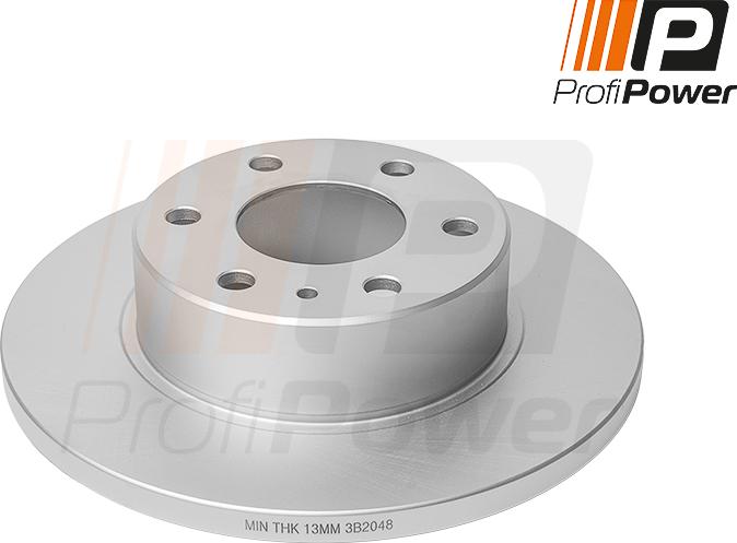 ProfiPower 3B2048 - Brake Disc autospares.lv