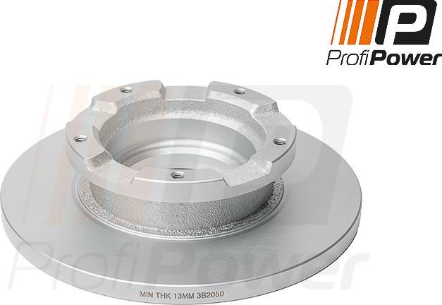 ProfiPower 3B2050 - Brake Disc autospares.lv