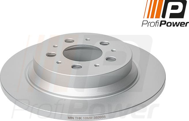 ProfiPower 3B2035 - Brake Disc autospares.lv