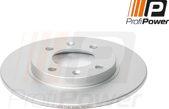 ProfiPower 3B2031 - Brake Disc autospares.lv