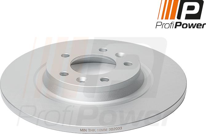 ProfiPower 3B2033 - Brake Disc autospares.lv