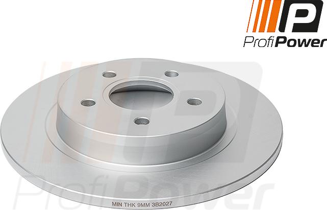 ProfiPower 3B2027 - Brake Disc autospares.lv