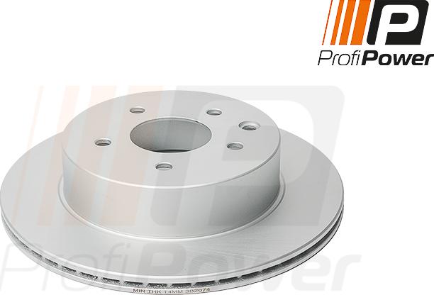 ProfiPower 3B2074 - Brake Disc autospares.lv