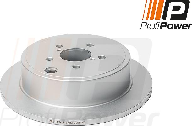 ProfiPower 3B2143 - Brake Disc autospares.lv