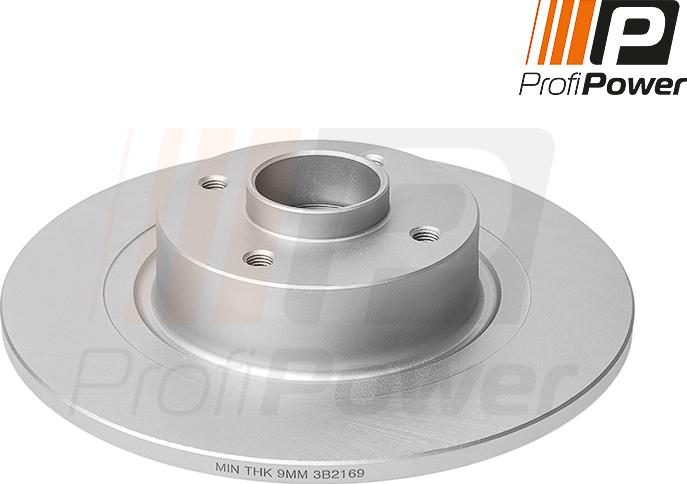 ProfiPower 3B2169 - Brake Disc autospares.lv