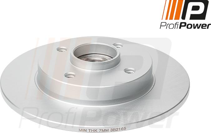 ProfiPower 3B2165 - Brake Disc autospares.lv