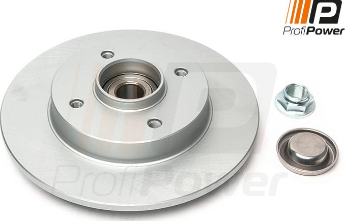 ProfiPower 3B2168K - Brake Disc autospares.lv