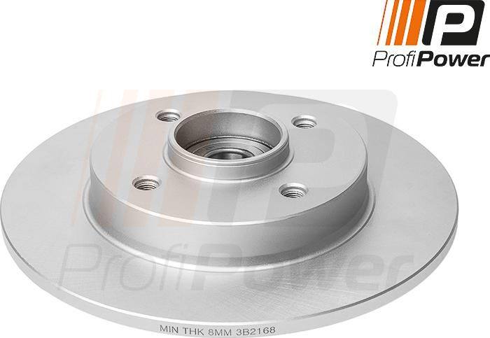 ProfiPower 3B2168 - Brake Disc autospares.lv