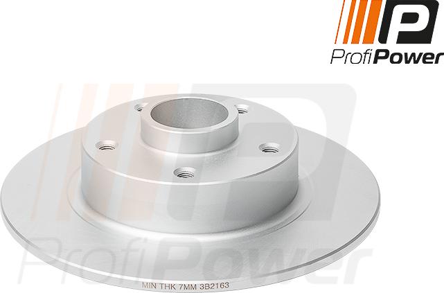 ProfiPower 3B2163 - Brake Disc autospares.lv