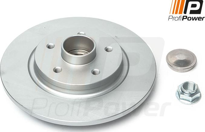 ProfiPower 3B2167K - Brake Disc autospares.lv