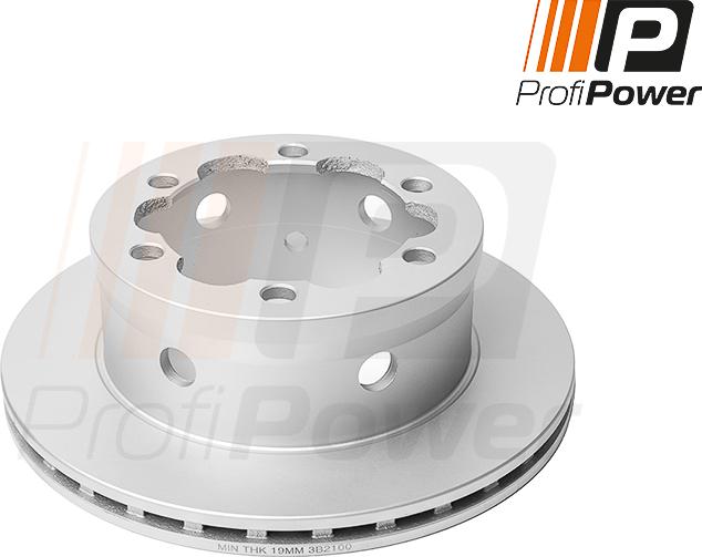 ProfiPower 3B2100 - Brake Disc autospares.lv
