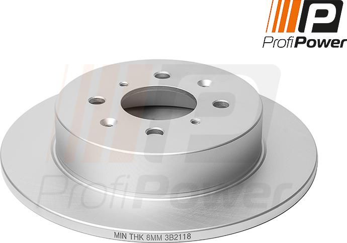 ProfiPower 3B2118 - Brake Disc autospares.lv